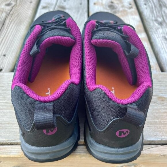 Women's MERRELL Fullbench Steel Toe Safety Work Shoes Size 7.5 - Picture 7 of 7